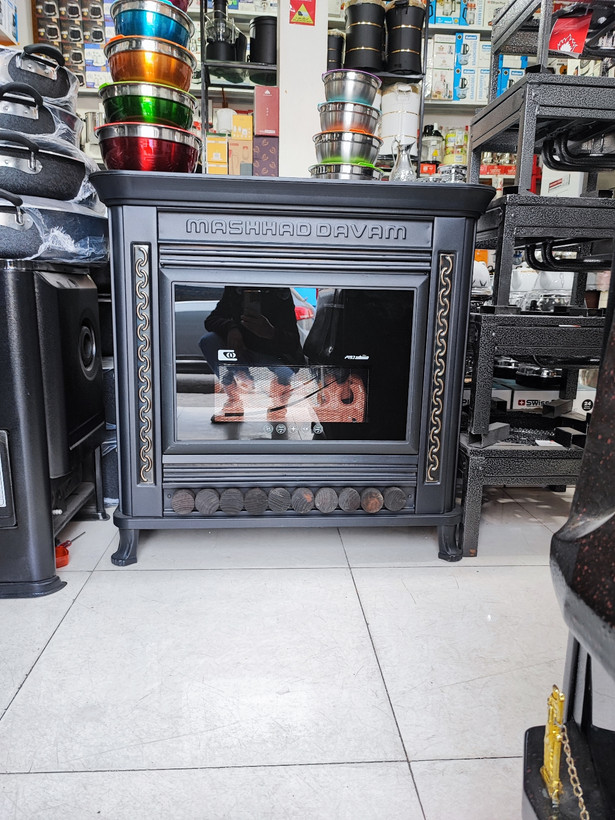 بخاری شومینه ۳۲۰۰۰ مشهد دوام مدل 850پایه دارMD-32
