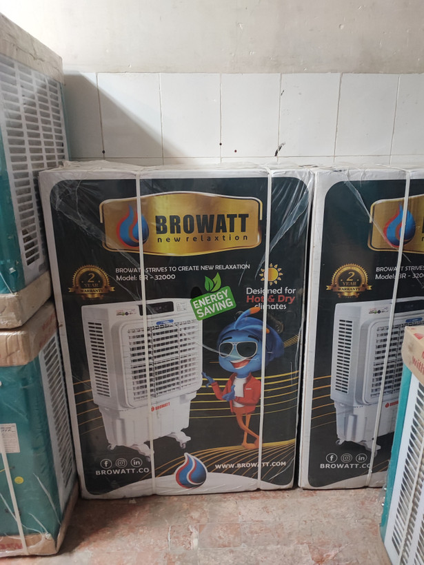 کولر آبی پرتابل سلولزی بروات مدل BR-32000 با کنترل