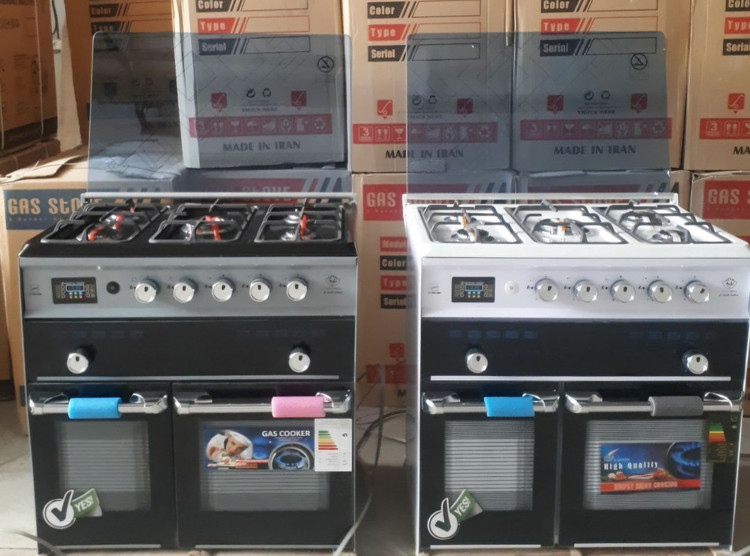 اجاق گاز 5 شعله طرح فر قاینار سهند مدل GH5