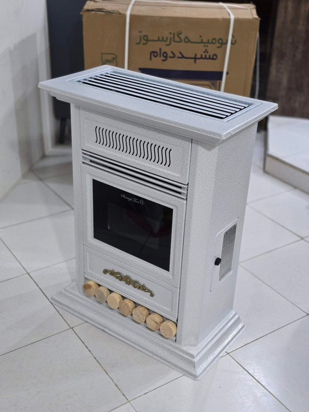 بخاری گازی شومینه 25 هزار شارق توس مدل هیوا