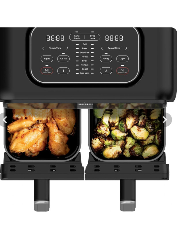 سرخ کن بدون روغن ایوولی مدل AF-9009 ظرفیت 9 لیتری