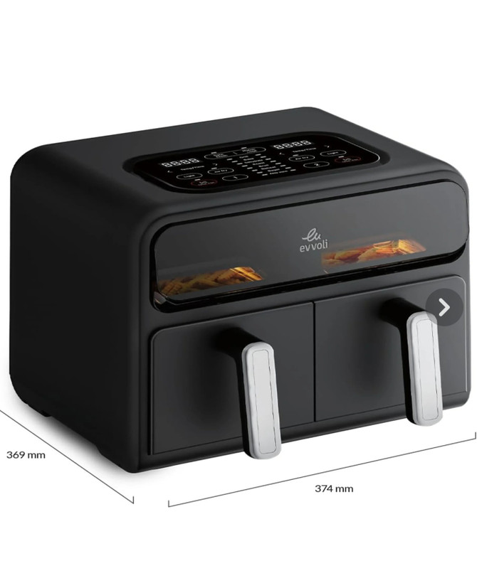 سرخ کن بدون روغن ایوولی مدل AF-9009 ظرفیت 9 لیتری